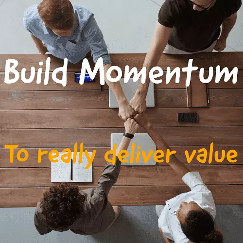 Building Agile team momentum is one of those fundamental practices for delivering value